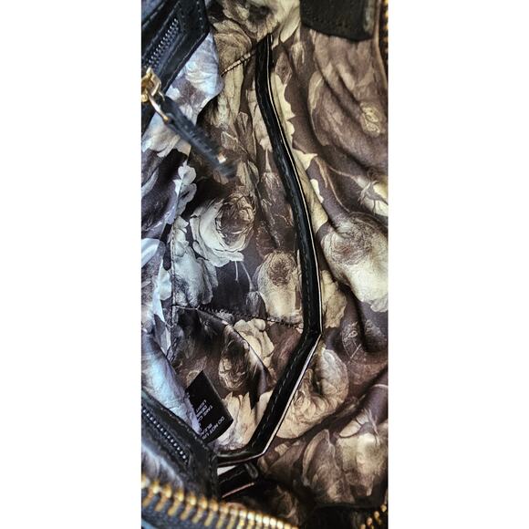 Ted Baker Leather Lined Travel Crossbody Purse Bag Women Small Black - Picture 12 of 16